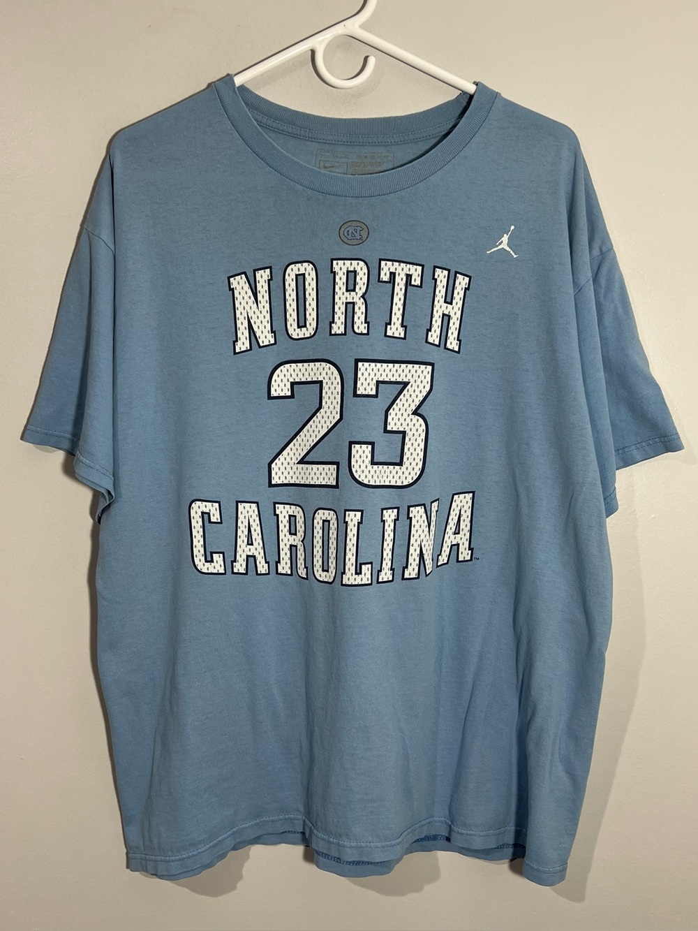 Nike North Carolina UNC Tar Heels Michael Jordan Short Sleeve T-Shirt Mens Large